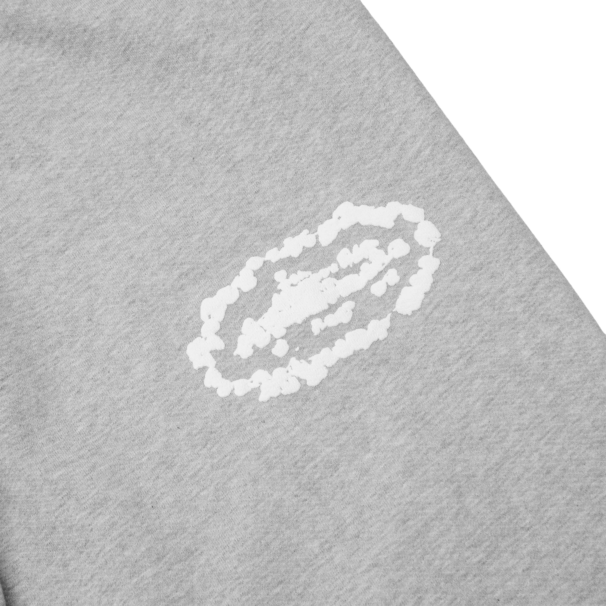 Detailed View of Corteiz x Denim Tears Island Wreath Grey Sweatpants